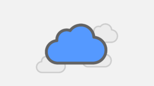 Free cloud storage icon vector